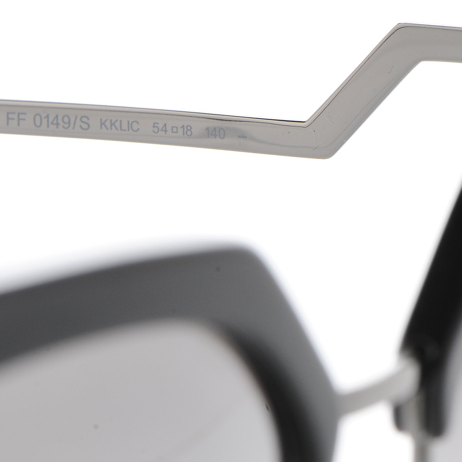 Fendi Cat Eye Iridia Sunglasses FF 0149/S Black 5 of 7