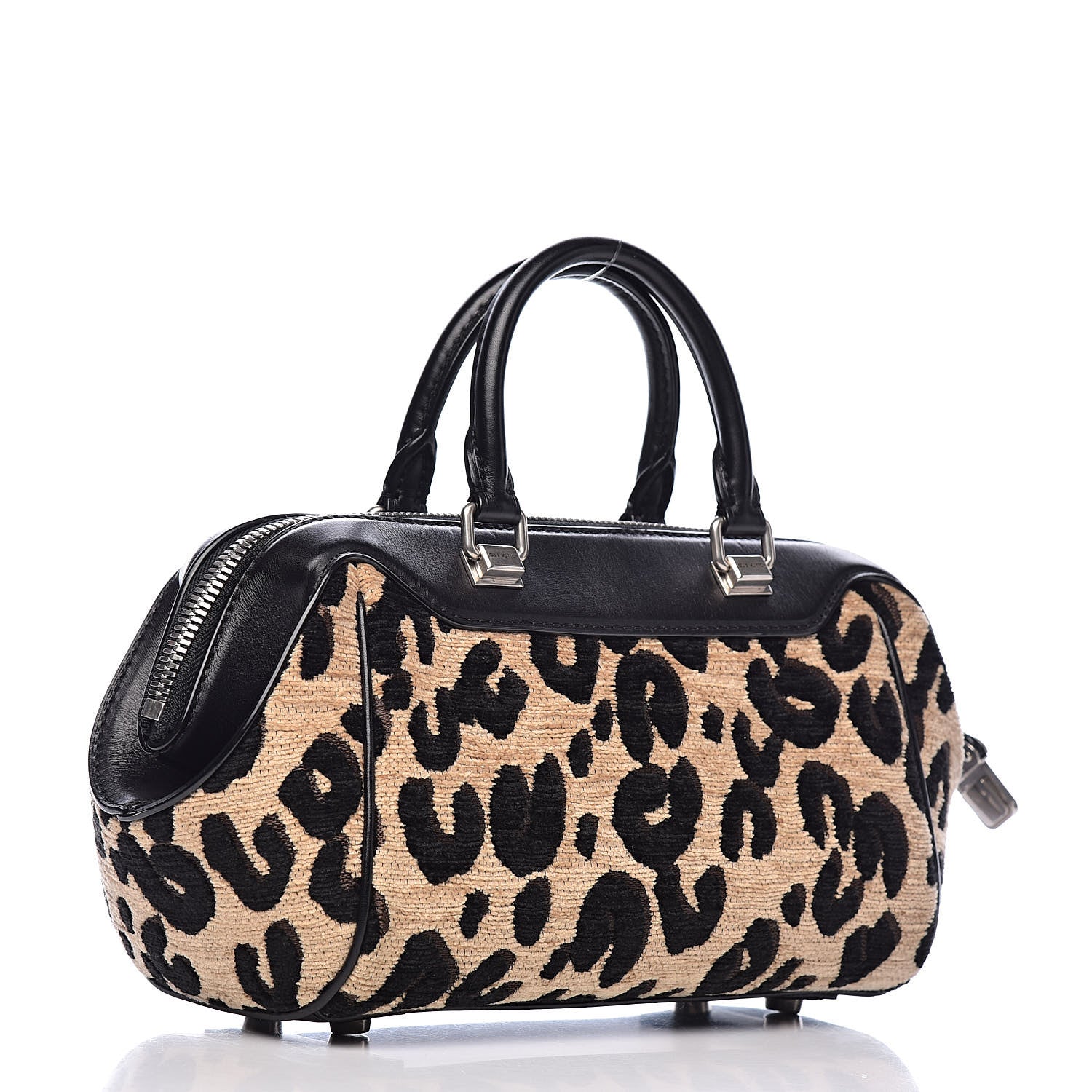Louis Vuitton Jacquard Velvet Leopard Print Stephen Sprouse Baby Bag 3 of 10