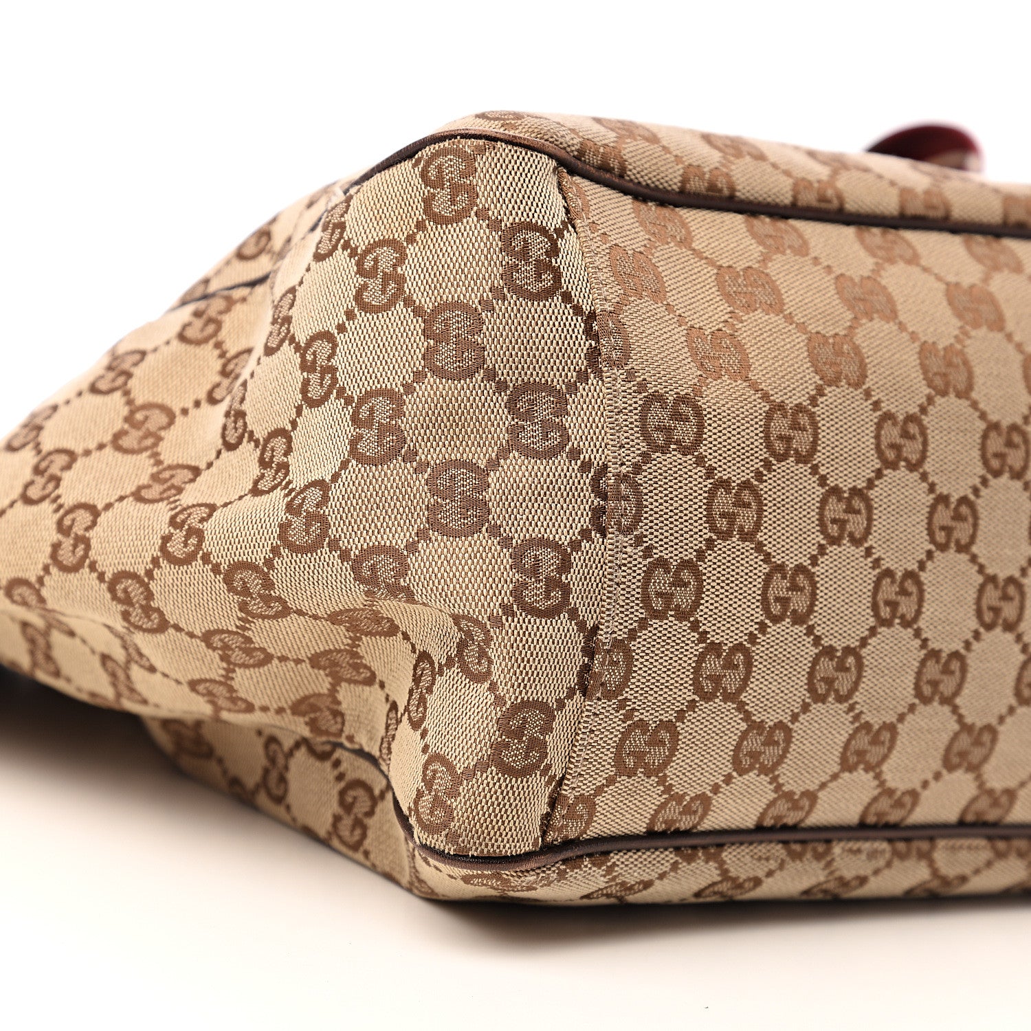 Gucci Monogram Large Positano Tote Brown 10 of 12