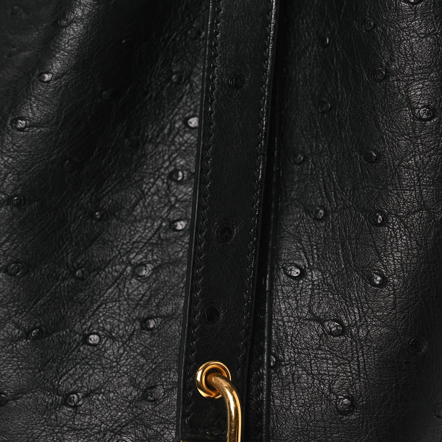Hermes Ostrich Picotin Lock 18 Black 8 of 12