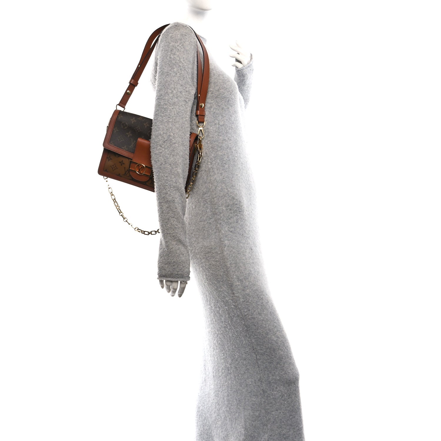 Louis Vuitton Reverse Monogram Dauphine MM 2 of 9