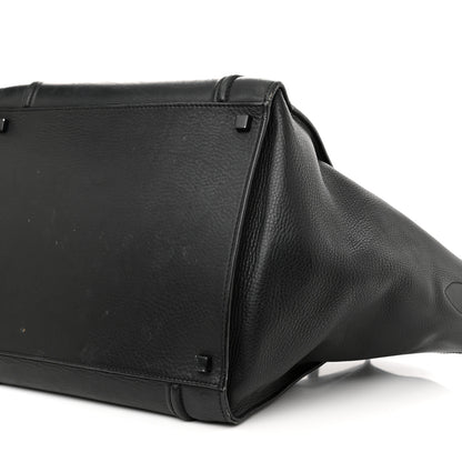 Celine Supple Calfskin Medium Phantom Luggage Black 10 of 22