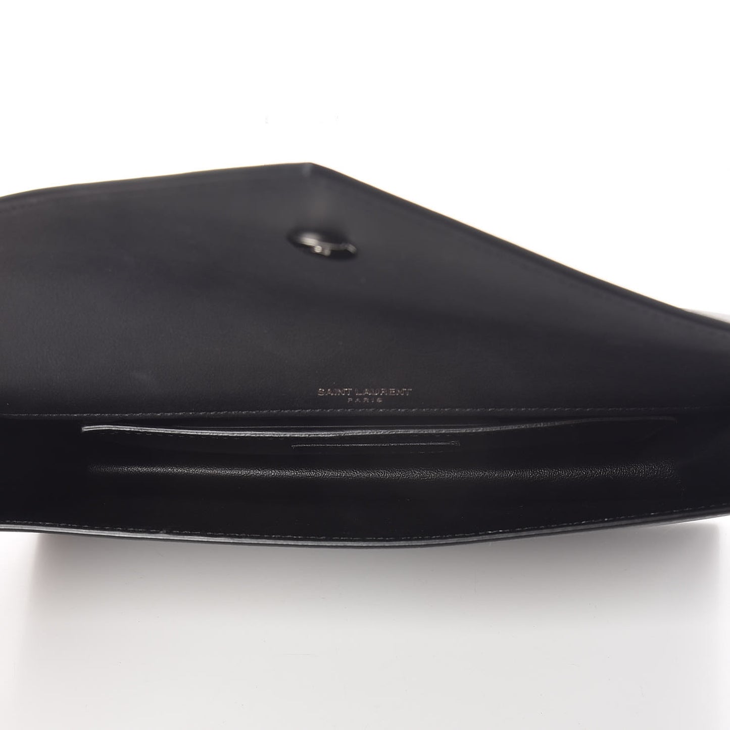 Calfskin Monogram Clutch Black