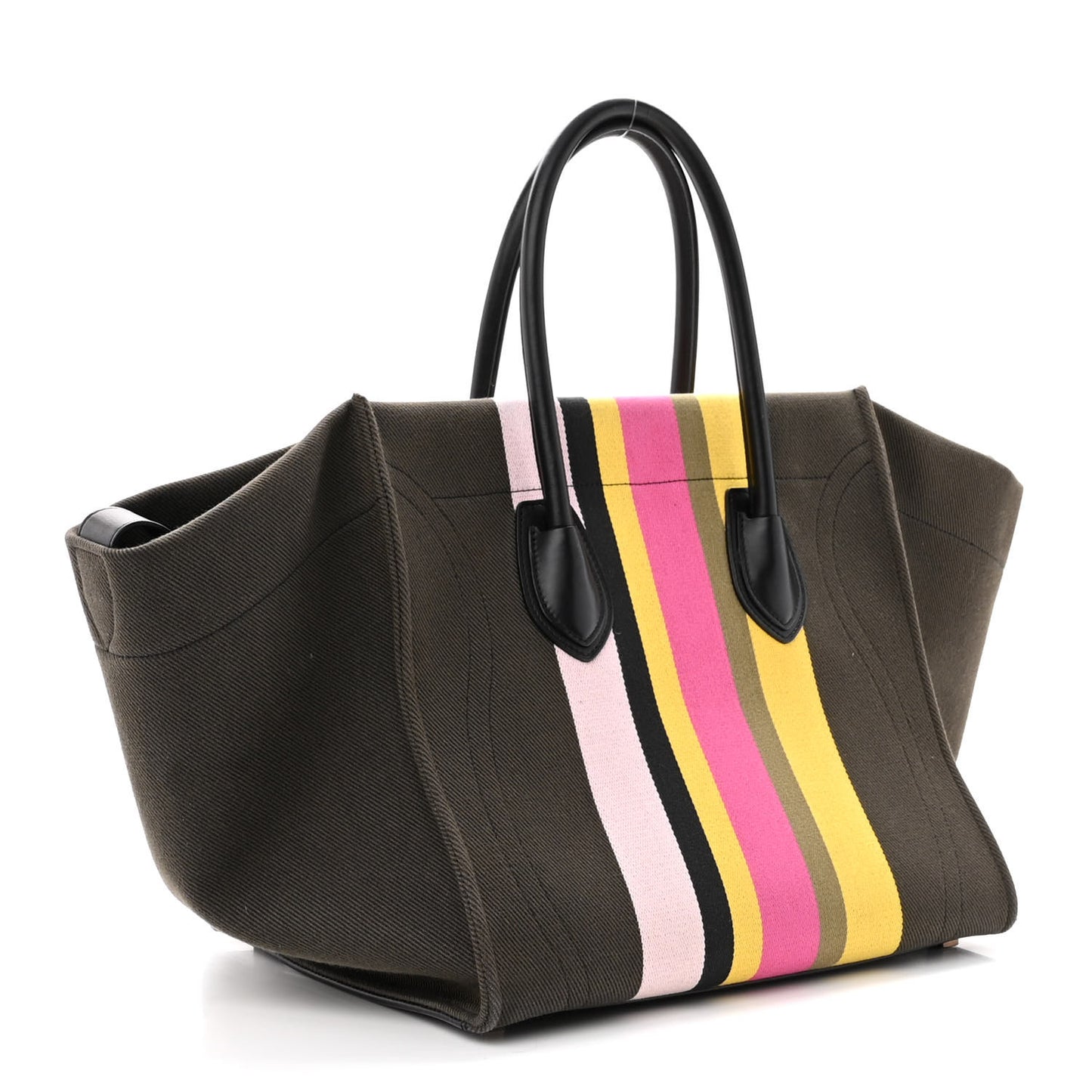 Canvas Striped Medium Phantom Luggage Multicolor
