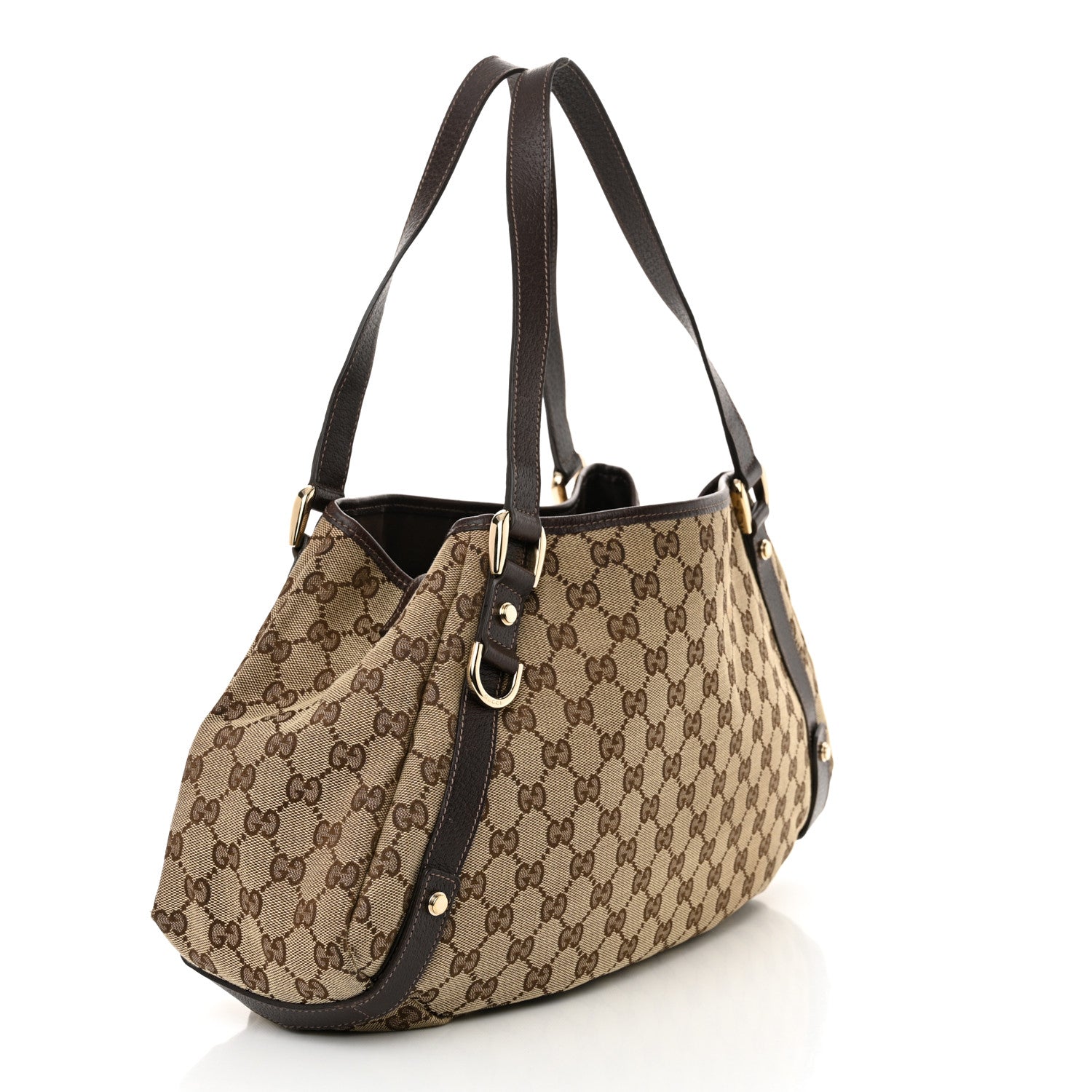 Gucci Monogram Medium Abbey Shoulder Bag Dark Brown 3 of 10