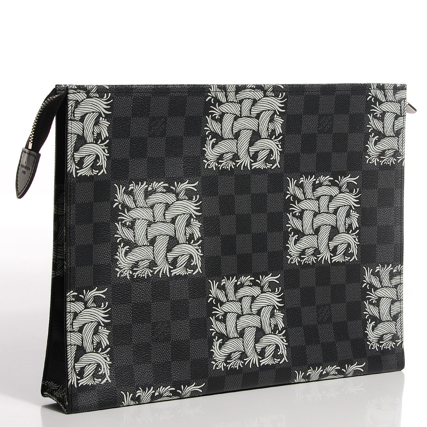 Damier Graphite Rope Pochette Voyage White
