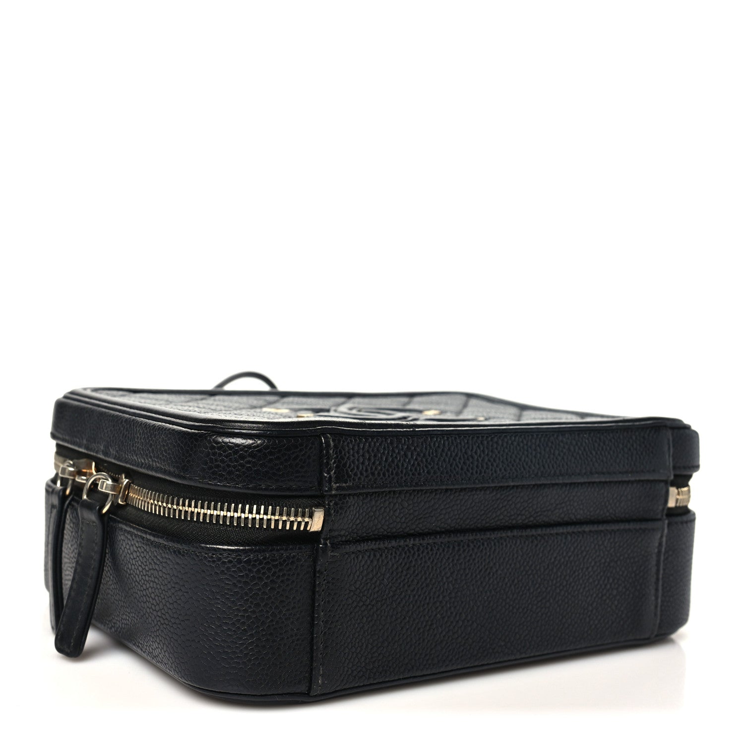 Chanel Caviar Quilted Medium CC Filigree Vanity Case Black 4 of 10