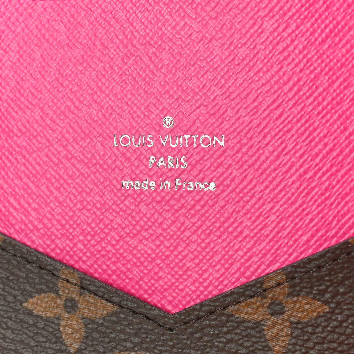Louis Vuitton Monogram Macassar Passport Cover Fuchsia 6 of 8