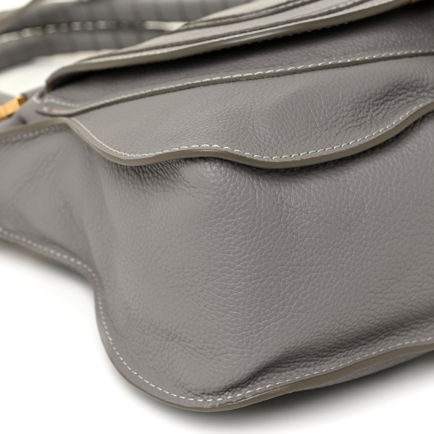 Calfskin Medium Marcie Satchel Cashmere Grey