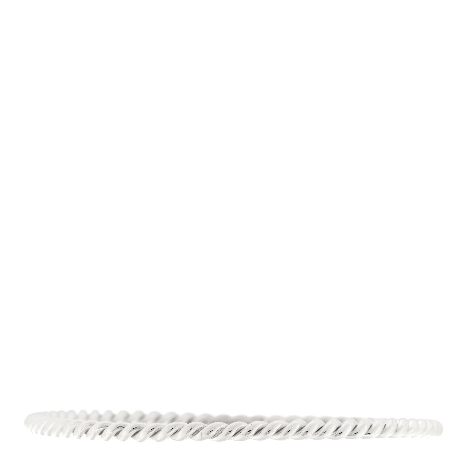 Tiffany Sterling Silver Twist Rope Bangle Bracelet 1 of 3