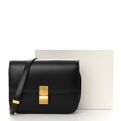 Celine Box Calfskin Medium Classic Box Flap Bag Black 16 of 16