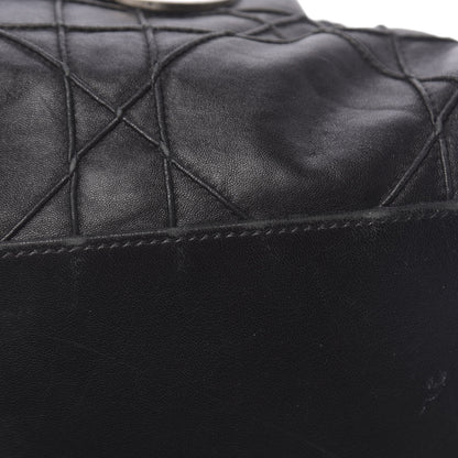 Christian Dior Lambskin Cannage Medium Le Trente Tote Black 16 of 17