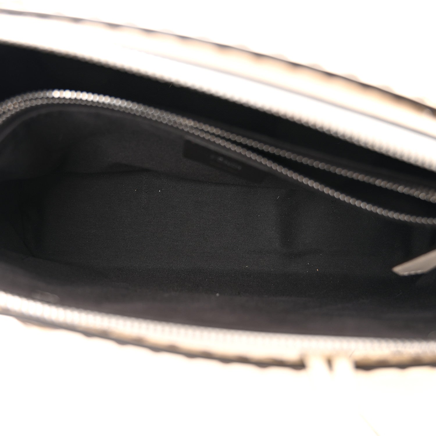 Fendi Vitello King Logo Embossed Medium By The Way Boston Bag White Ice 7 of 12