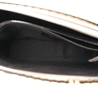 Fendi Vitello King Logo Embossed Medium By The Way Boston Bag White Ice 7 of 12