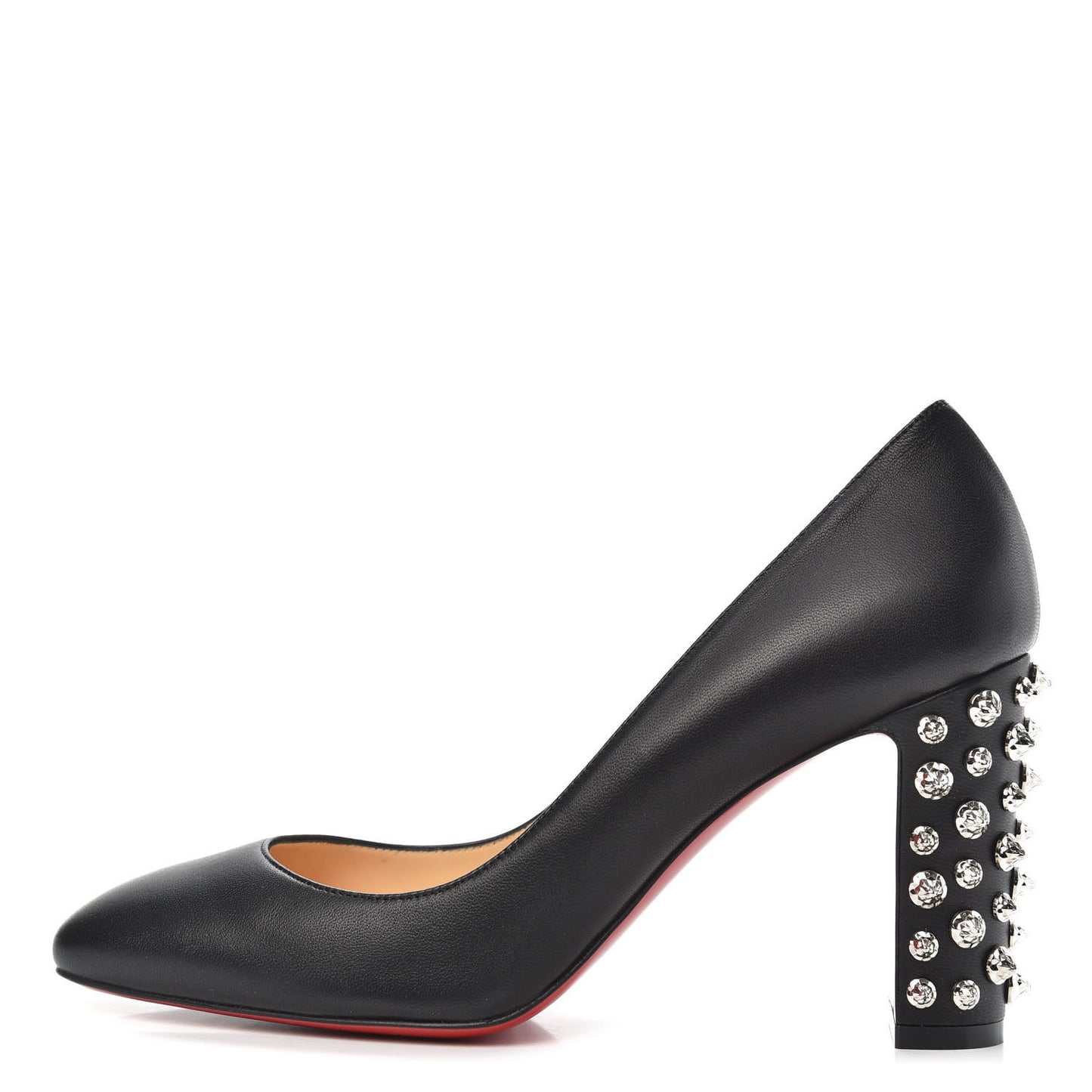 Nappa Donna Stud Spikes 85 Pumps 39.5 Black