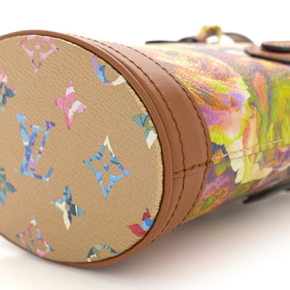 Louis Vuitton Metallic Monogram LV Garden Nano Bucket Bag Gold 9 of 9