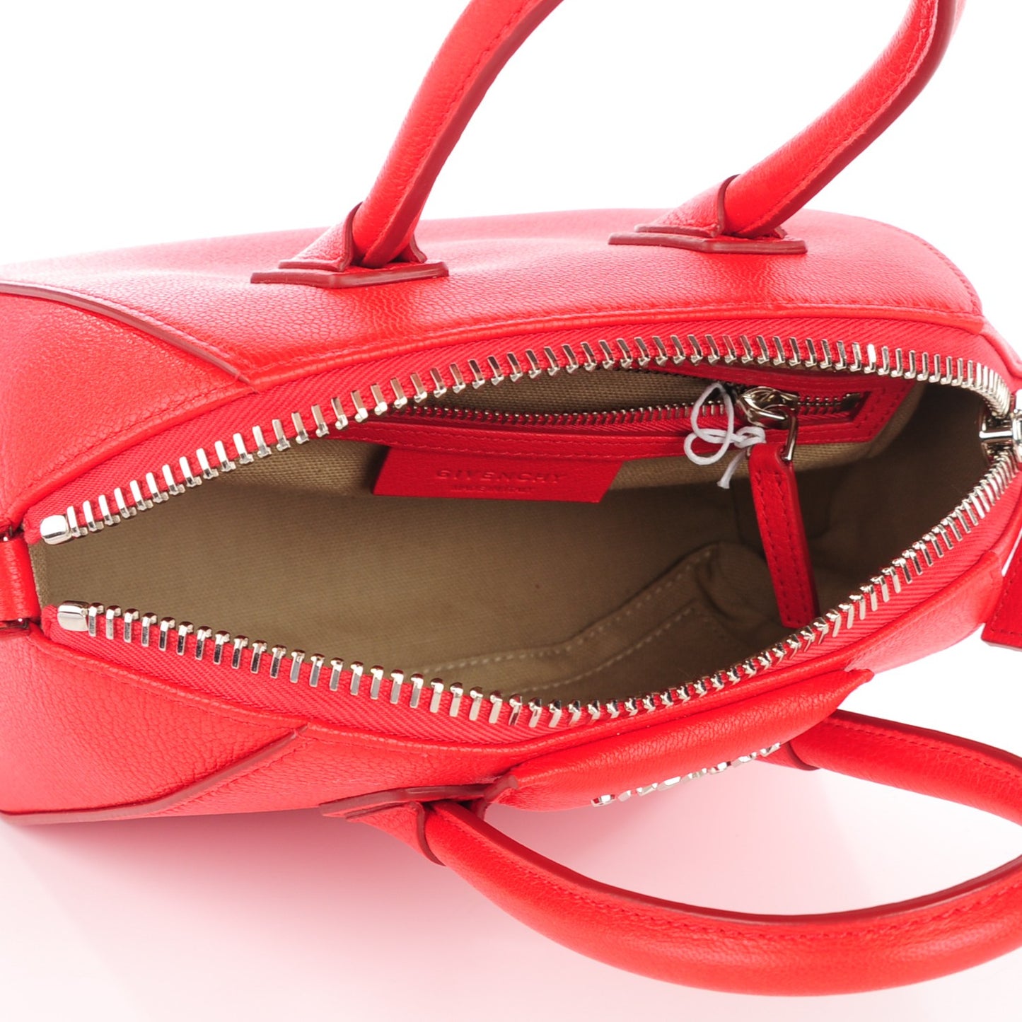 Sugar Goatskin Mini Antigona Red