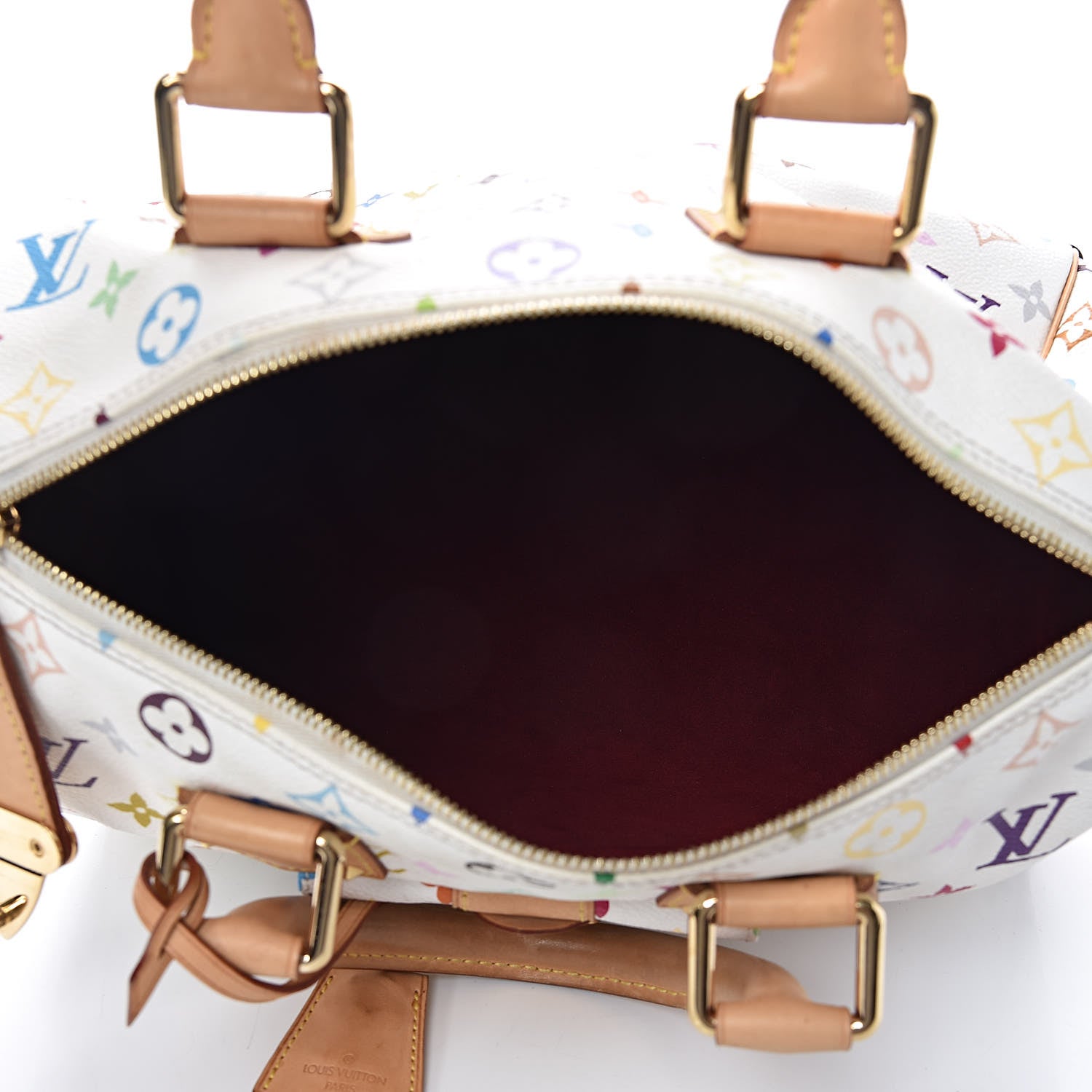 Louis Vuitton Monogram Multicolor Speedy 30 White 7 of 14