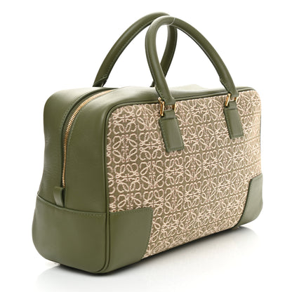 Loewe Jacquard Anagram Calfskin Amazona 28 Avocado Green 2 of 8