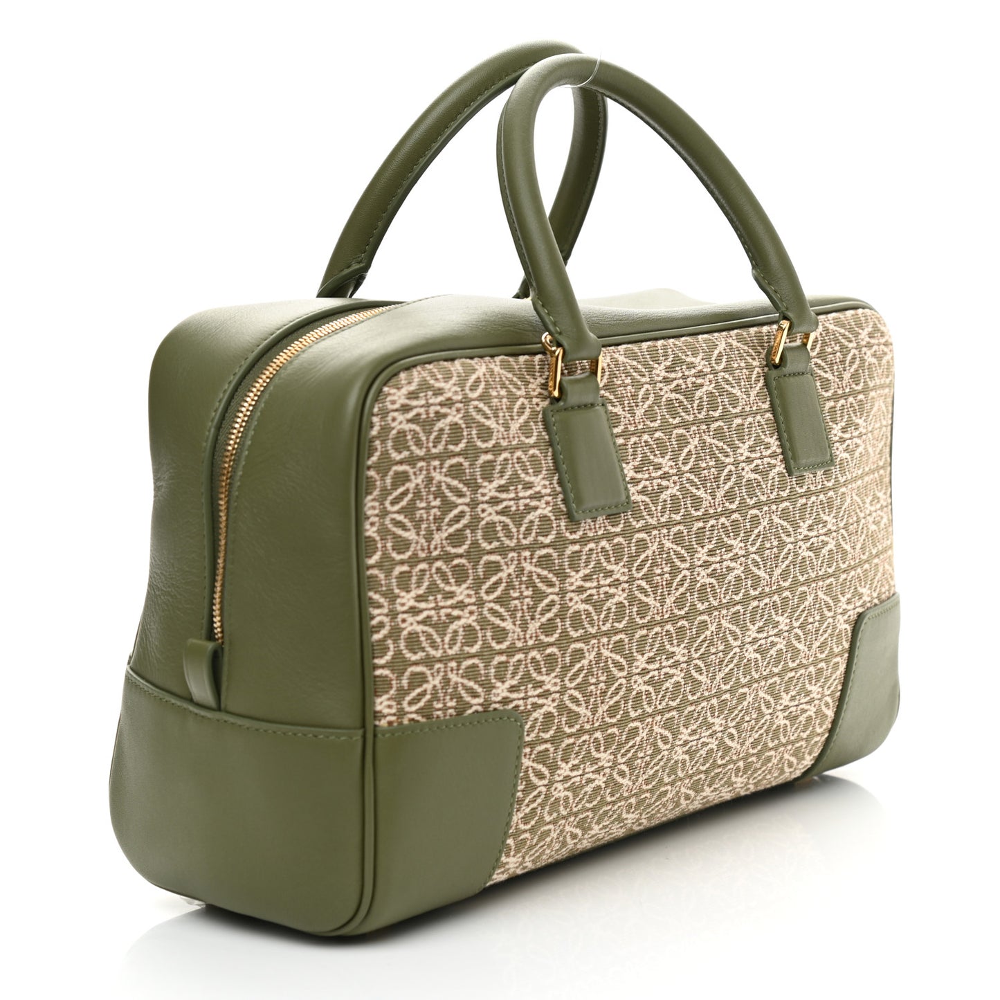Jacquard Anagram Calfskin Amazona 28 Avocado Green