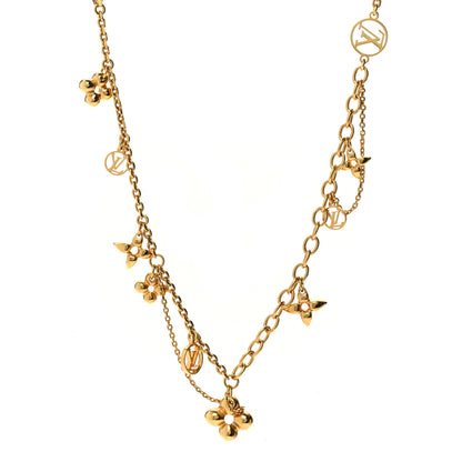 Louis Vuitton Metal Blooming Supple Necklace Gold 1 of 7