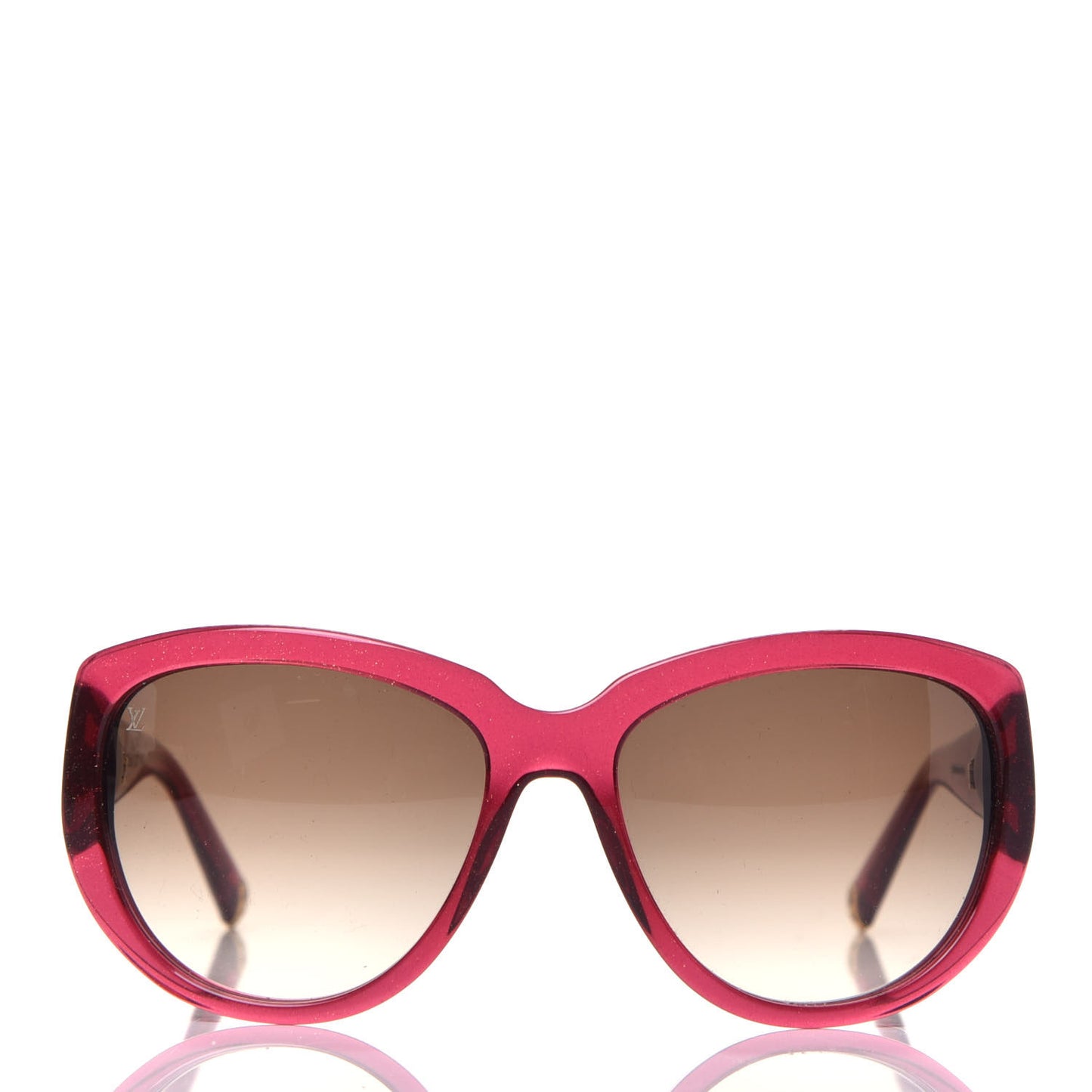 Acetate Obsession Cat Eye Sunglasses Z0626W Glitter Fuchsia