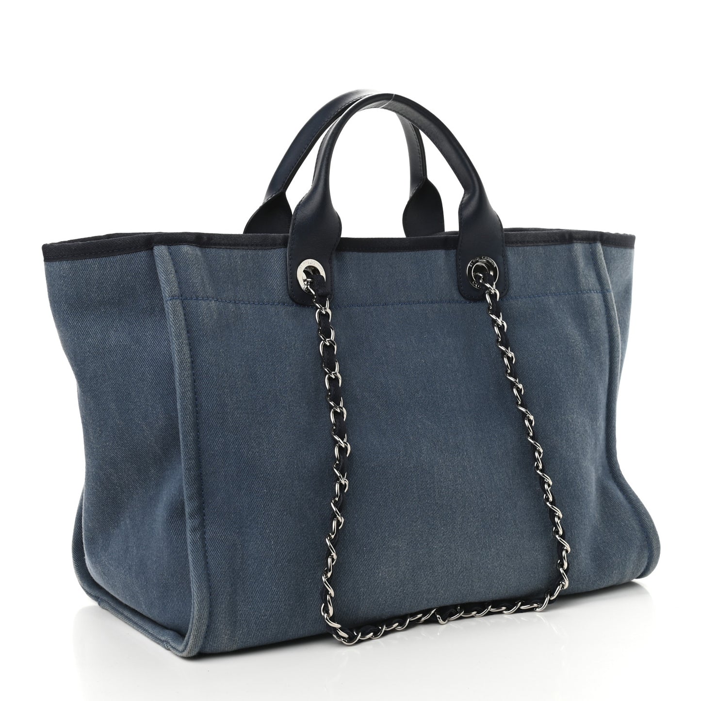 Denim Large Deauville Tote Blue
