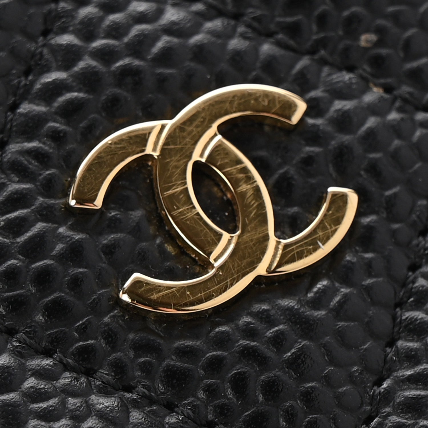 Chanel Caviar Quilted Card Holder Black 9 of 9