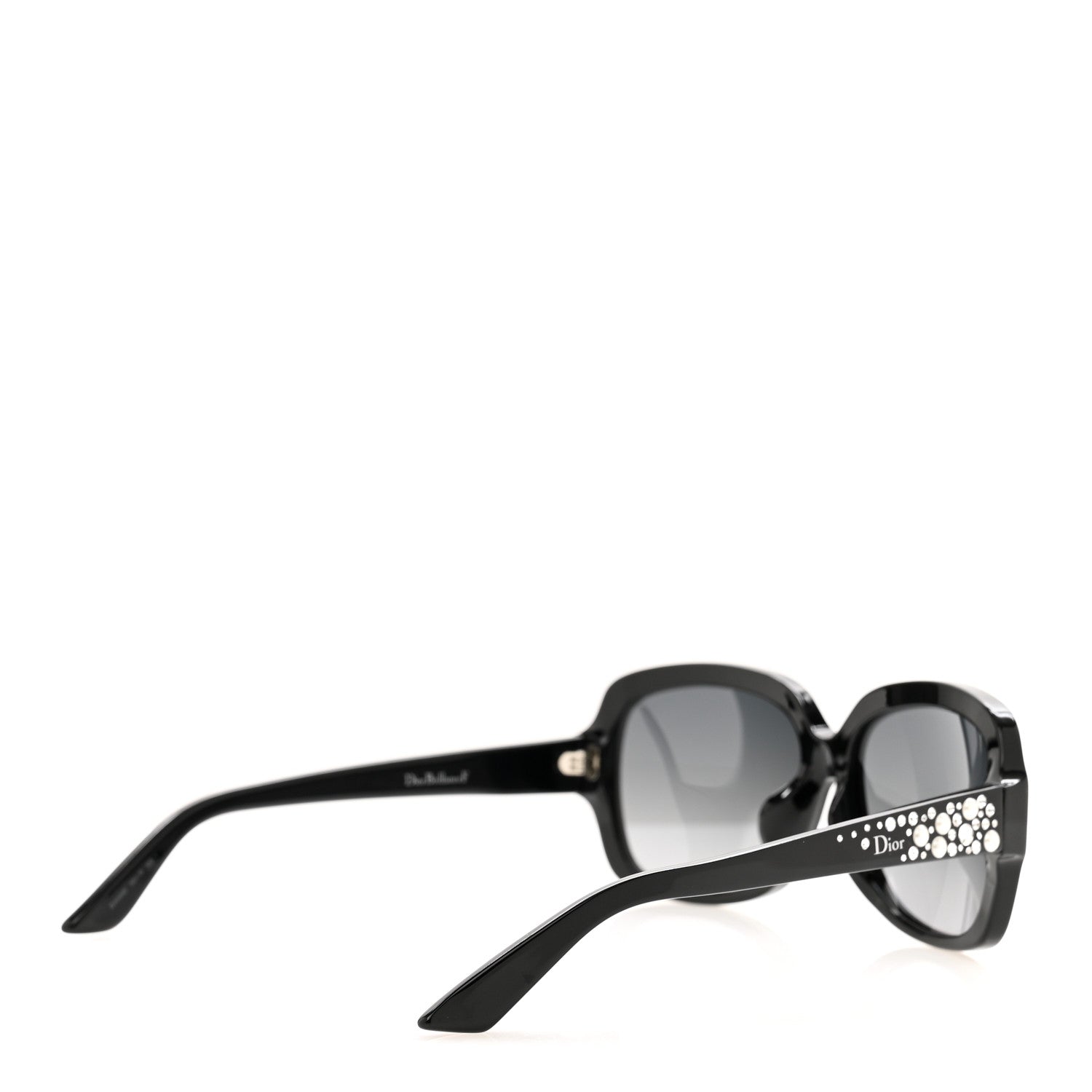 Christian Dior Crystal BrillanceF Sunglasses Black 4 of 8