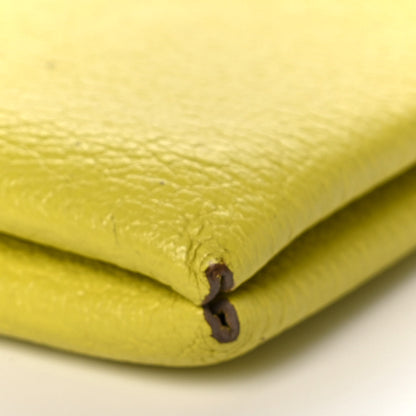Hermes Chevre Mysore Calvi Card Case Lime 10 of 12