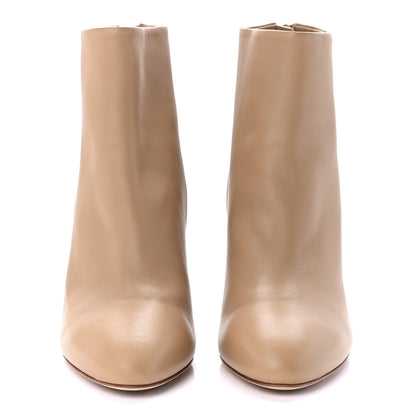 Chanel Lambskin Short Ankle Boots 41 Beige 2 of 8