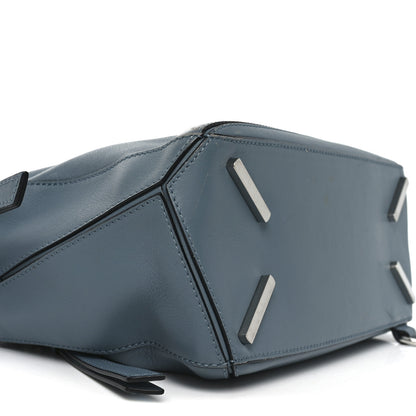Loewe Calfskin Small Puzzle Bag Stone Blue 8 of 9