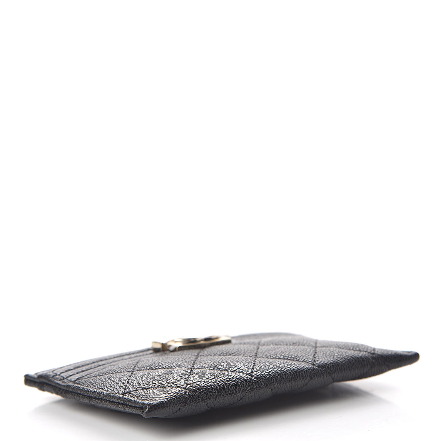 Chanel Caviar Quilted Boy Card Holder Black 4 of 9