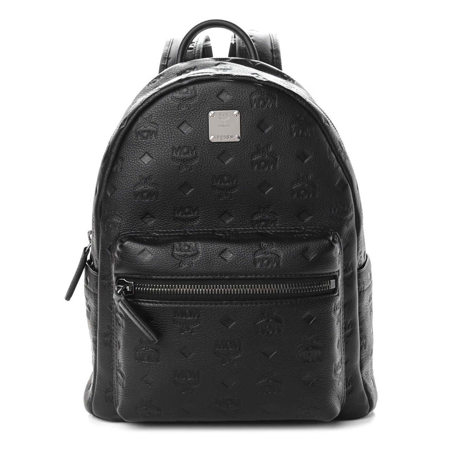 Calfskin Ottomar Small Stark Backpack Black