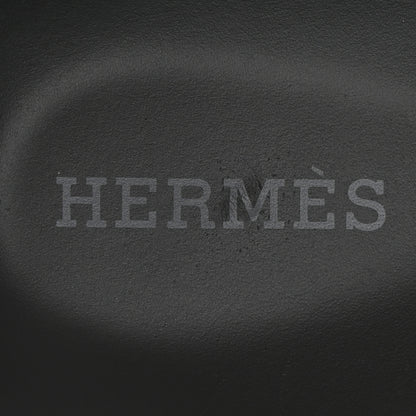 Hermes Calfskin Womens Chypre Sandals 38 Black 7 of 12