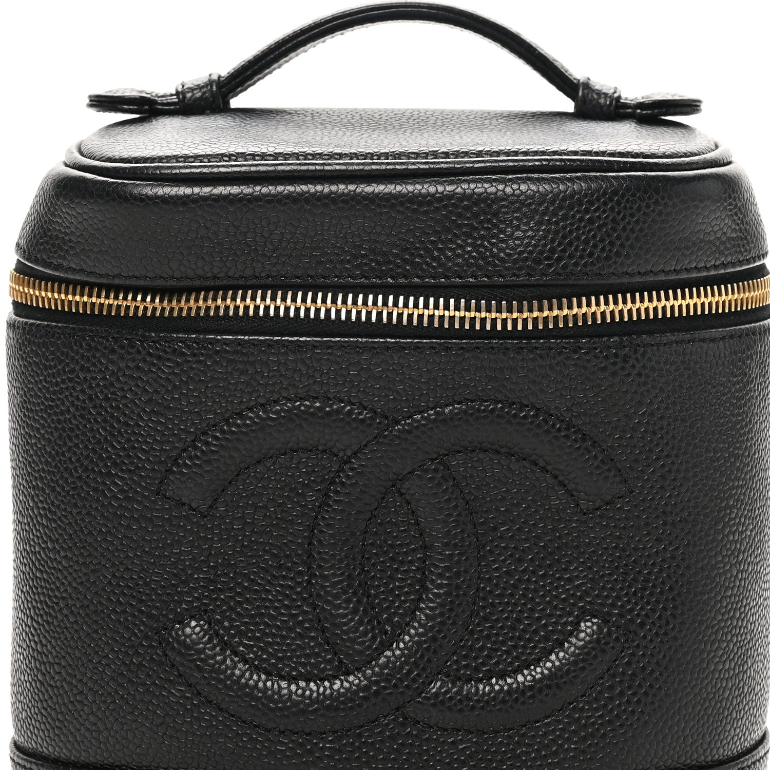 Chanel Caviar Vanity Cosmetic Case Black 8 of 8