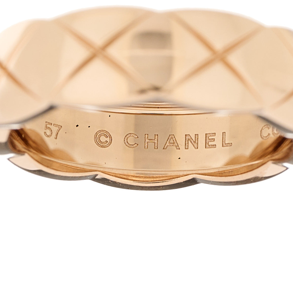 Chanel 18K Beige Gold Small Coco Crush Ring 57 8 4 of 6