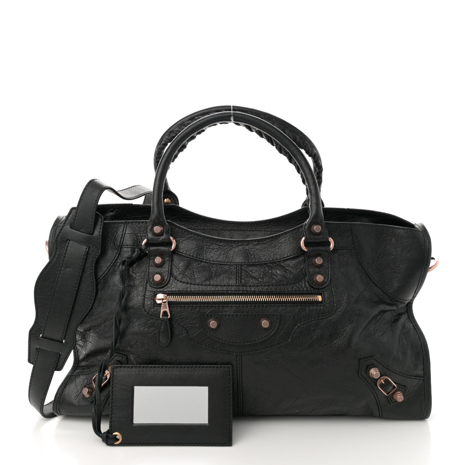 Balenciaga Agneau Giant 12 Rose Gold Hardware Part Time Black 3 of 12