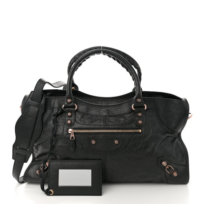 Balenciaga Agneau Giant 12 Rose Gold Hardware Part Time Black 3 of 12