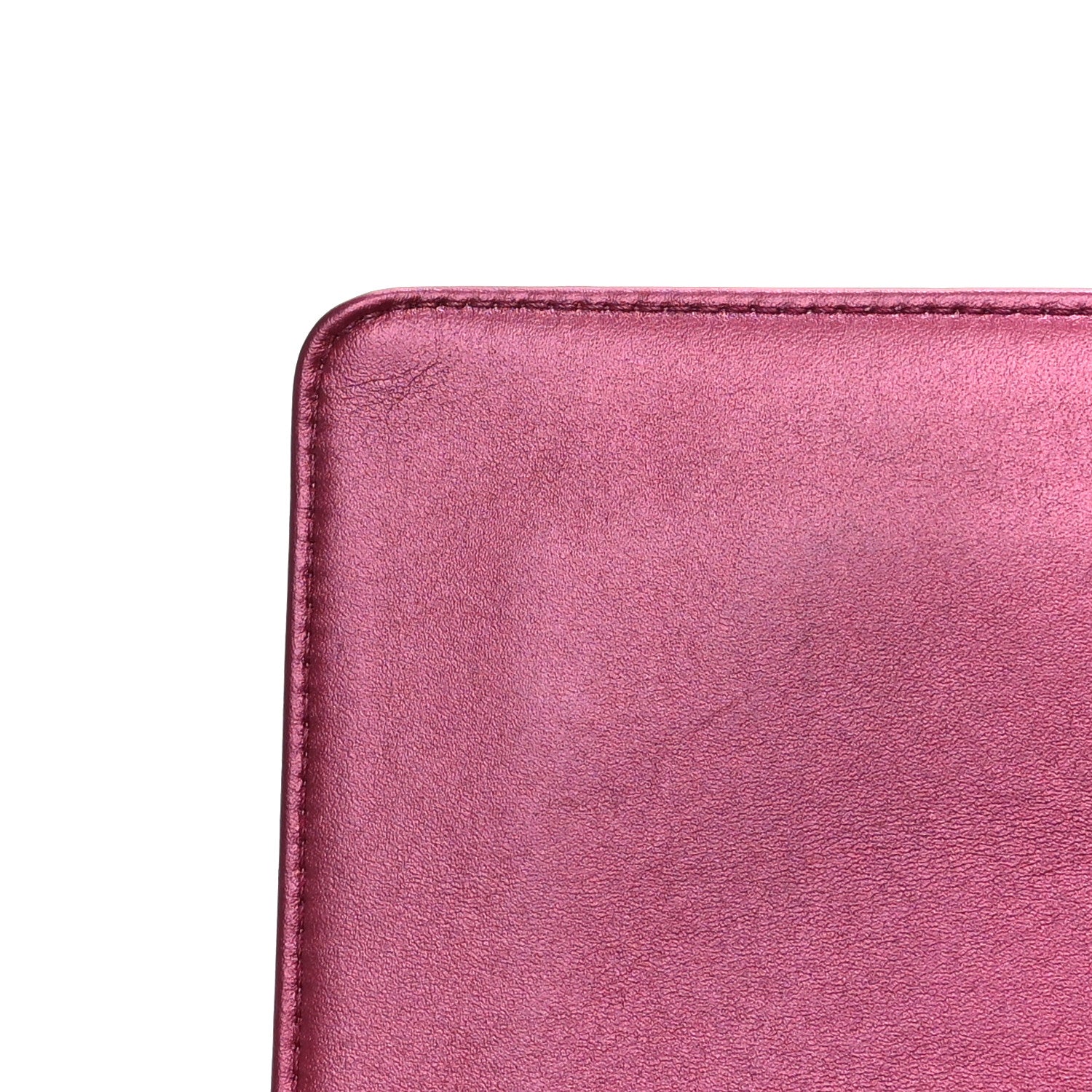 Chanel Metallic Patent Calfskin Quilted Medium Boy Flap Pink 16 of 17