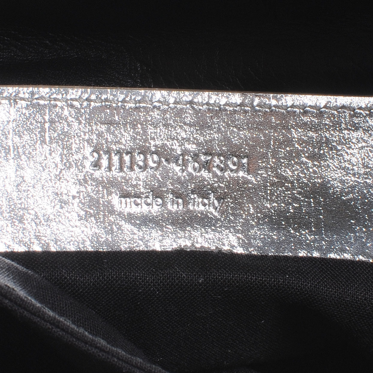 Balenciaga Laminated Calfskin Giant 21 Envelope Clutch Silver Hardware 7 of 9