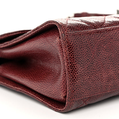 Chanel Crumpled Grained Calfskin Medium CC Crave Flap Bordeaux 9 of 10