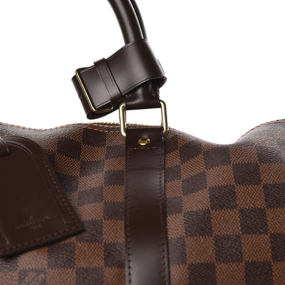 Louis Vuitton Damier Ebene Keepall Bandouliere 55 8 of 10