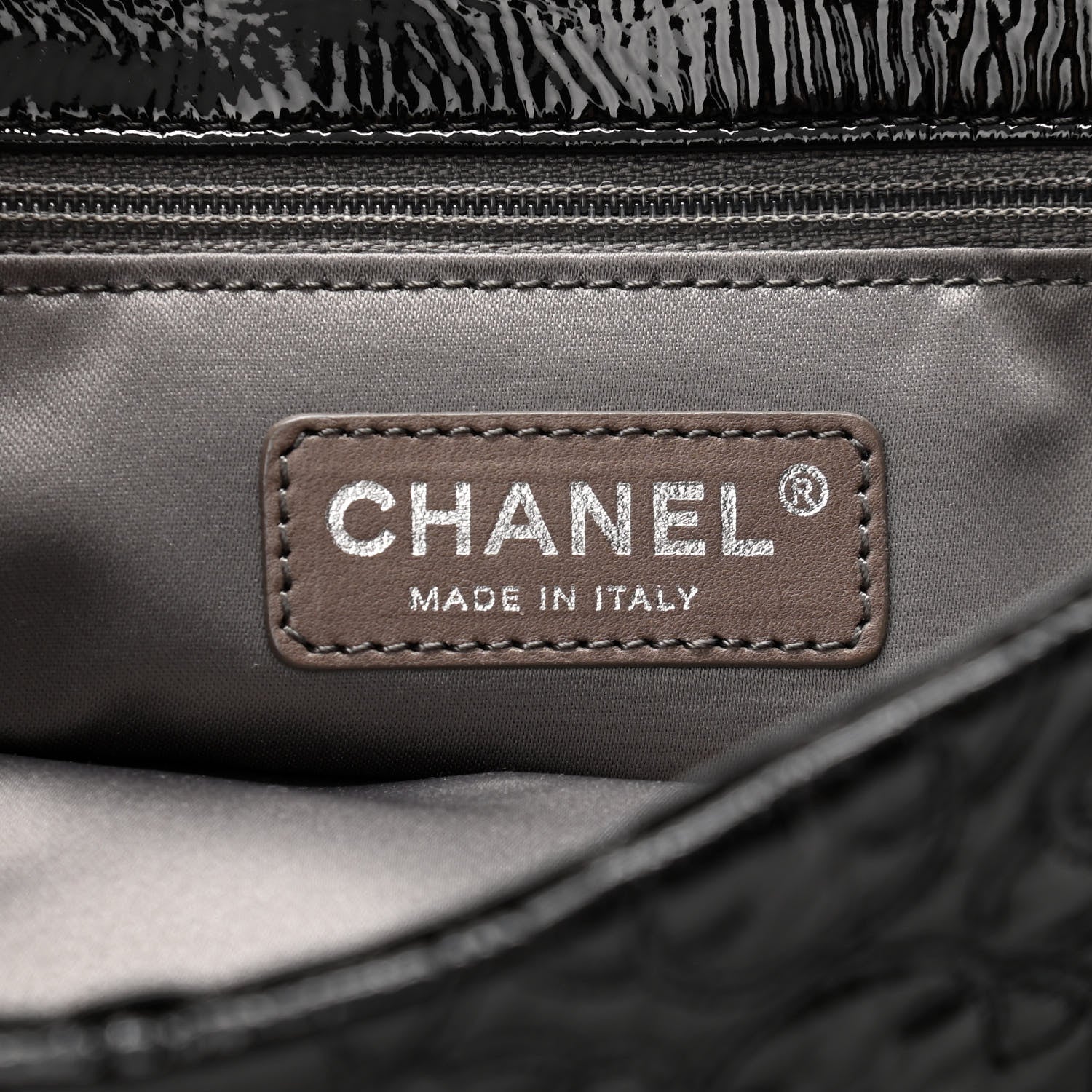Chanel Vinyl Rock In Moscow Single Flap Black 6 of 10
