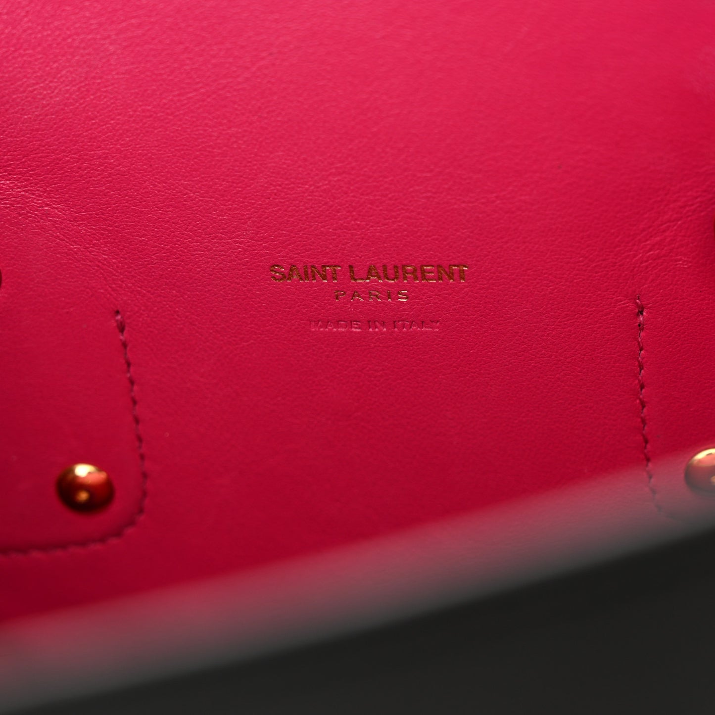 Calfskin Small Sac De Jour Black Fuchsia