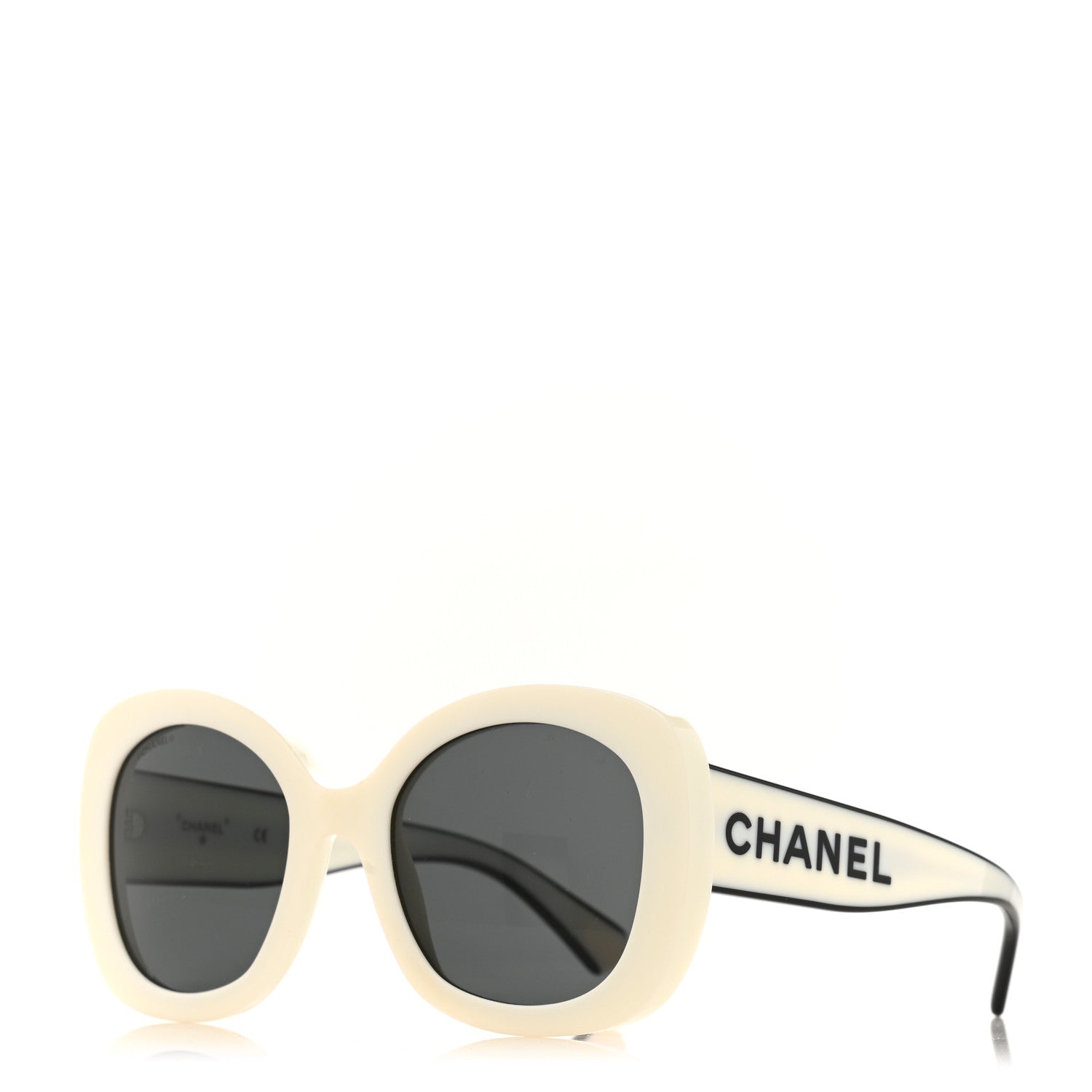 Chanel Acetate Sunglasses 71414 White 1 of 7