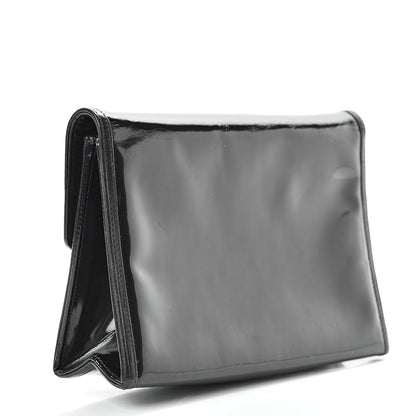 Chanel Patent Envelope CC Clutch Black 3 of 17