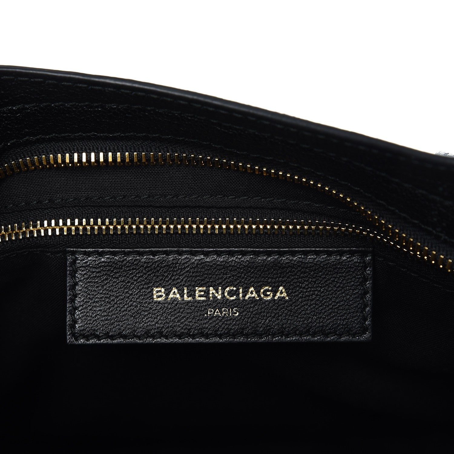 Balenciaga Chevre Gold Metallic Edge Hardware S City Black 7 of 8