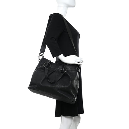 Mulberry Grained Calfskin Tote Bag Black 3 of 5