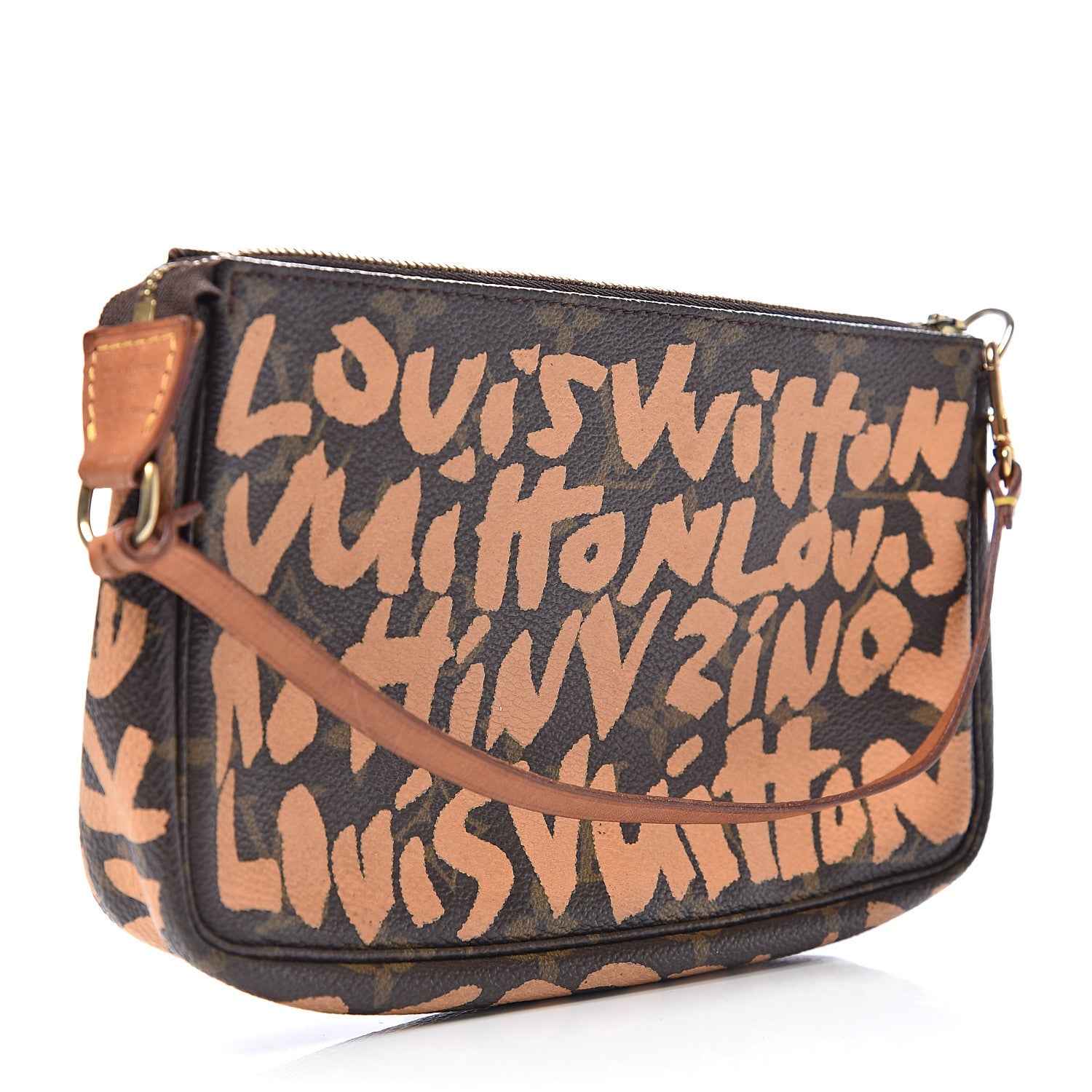 Louis Vuitton Monogram Graffiti Pochette Accessories Peach 2 of 11
